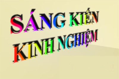 Sáng kiến kinh nghiệm chuẩn bị tâm thế cho trẻ vào lớp 1 năm học 2020-2021