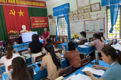 Nhằm nâng cao năng lực chuyên môn cho CBQL và GVMN đáp ứng yêu cầu đổi mới giáo dục trong năm học 2023-2024. Trường mầm non Đức Hòa tổ chức tập huấn chuyên môn cho CBQL và GVMN trong năm học 2023-2024.